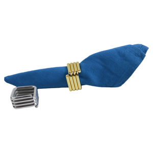 Anneau de serviette tendance de style carré pour la décoration de table à manger, mariage, fête et hôtels, design de vaisselle, porte-serviettes - Product Image 1