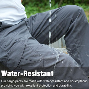 Pantalon cargo pour homme personnalisé, 100% coton, matériau durable et respirant, taille plus, style décontracté à devant plat, service OEM, marque privée - Product Image 4