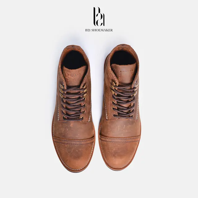 Red Wing Iron Ranger Boots Wholesale Men Boots Leather Winter Martin Boots Retro Plush Fashion Shoes Vietnam Manufacturer