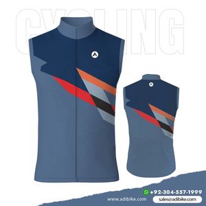 Maillot de cyclisme sans manches sur mesure avec ajustement de compression et fonction coupe-vent Fabricant OEM - Product Image 4