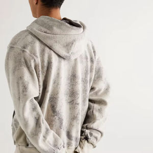 Popular Style Winter Vintage <b>Hoodies</b> for Men Blank Custom Vintage Distressed <b>Hoodies</b> Unisex Premium Basicscotton Blended <b>Hoodies</b> - Product Image 3