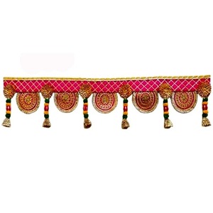 Bandarwal decorativo indio, colgante de puerta, decoración de entrada, decoración del hogar, tapices, decoración de puerta, decoración de pared, decoración de templo - Product Image 1