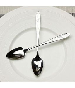Cuillère de mariage moderne à long manche en acier inoxydable poli à la main, couverts écologiques pour la cuisine et la table, ustensiles de service pour aliments et desserts - Product Image 2