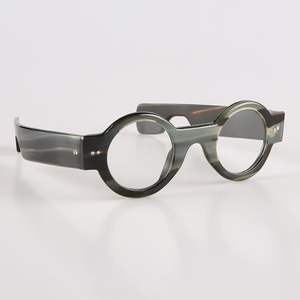 Natural Buffalo Horn Glasses High Quality Classic Carved Frames European Style Organic Material Business <b>Gift</b> for All Genders - Product Image 2