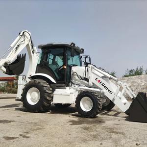 Venta al por mayor CAT retroexcavadora 4x4 excavadora equipo de construcción de servicio pesado con núcleo Motor motor rodamiento Compone - Product Image 1