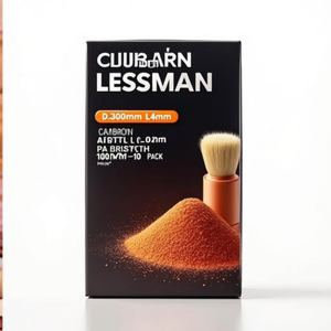 Cylinder <b>Brush</b> L.300mm D.4mm 0.20mm PA Bristle Length 100mm-10 Pack LESSMANN - Product Image 2