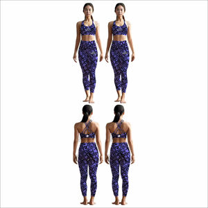 Ensembles de yoga pour femmes fabriqués au Pakistan à prix abordable, ensembles de yoga confortables pour femmes, vente en ligne d'ensembles de yoga pour femmes - Product Image 6