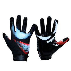 Gants de football américain avec étiquette de produit très demandé à vendre gants de football américain meilleur fournisseur vente à chaud - Product Image 1