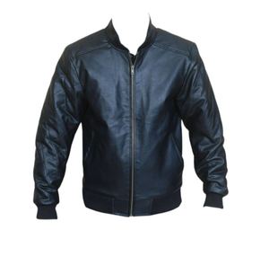 Hot Selling Men's High Street Vintage Animal Print Polyester Leather <b>Jacket</b> with Stand Collar New Fashion Windproof Design - Product Image 4