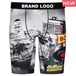 Calzoncillos bóxer estampados nuevos 2025 respetuosos con el medio ambiente, pantalones cortos de secado rápido, mallas bóxer de malla transpirable, calzoncillos deportivos para hombres - Product Image 3