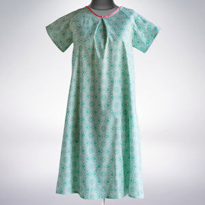 Nueva llegada Unisex desgaste impreso Hospital paciente vestidos con mangas de botón - Product Image 3