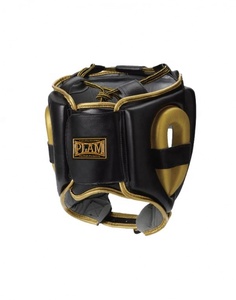 Top Premium professionnel en cuir de vachette Muay Thai Headguard Protection de la tête de boxe de haute qualité - Product Image 2