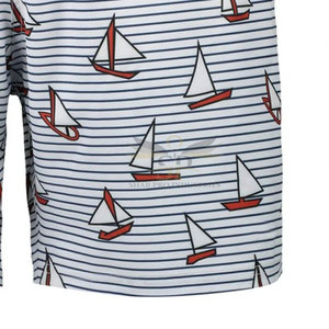 กางเกงขาสั้นผ้าฝ้ายโพลีเอสเตอร์สำหรับผู้ชายกางเกงขาสั้นพิมพ์ลายซับลิเมชันออกแบบโลโก้ได้ตามต้องการ - Product Image 5