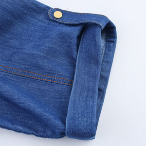 Popular High Quality Winter Raw Breathable Eco-Friendly Casual Women's <b>Denim</b> <b>Jacket</b> Blue Long Sleeve Plus-size - Product Image 5