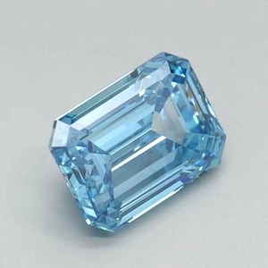 Diamante Azul Sintético de Corte Esmeralda de 1.00CT en Oferta, Precio de Fábrica, Compra al por Mayor Global - Product Image 4