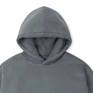 Sweat-shirts décontractés surdimensionnés pour hommes, style streetwear hip-hop, avec logo personnalisé et impression sur mesure, épaules tombantes, OEM - Product Image 3