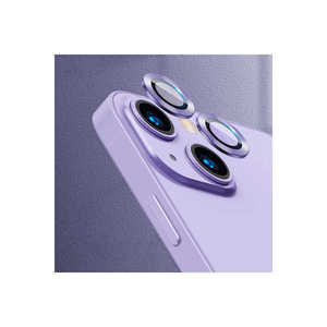 Protector de Lente de Cámara Trasera de Vidrio Templado Anti-Rayones TCMK CL-07 Color Morado para iPhone 13 Mini - Product Image 1