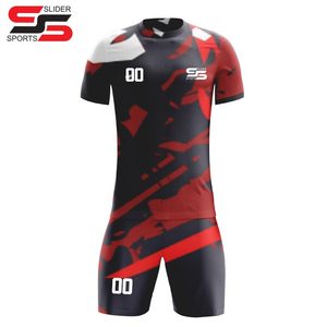 Kit d'uniformes de football pour hommes, vêtements de sport de sublimation personnalisés avec logo personnalisé et accepté pour demi-manches unisexes - Product Image 3