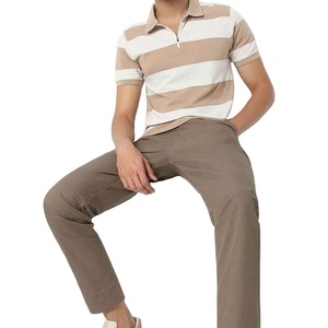 Polo para Hombre con Diseño de Media Cremallera, Material Transpirable Antidecoloración, Textura Elegante, Perfecto para Eventos Casuales, Estilo Fresco - Product Image 4