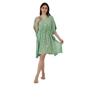 Nuevo Kaftán de Mezcla de Seda, Ropa de Estar de Lujo para la Playa, Ropa de Dormir Suave, Ligera y Fluida - Product Image 6