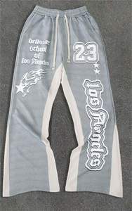 Unisex Custom Made High Quality Wide <b>Leg</b> Jogger Pants Casual Style Straight Screen Printing Embroidery Designs Wholesale Price - Product Image 6