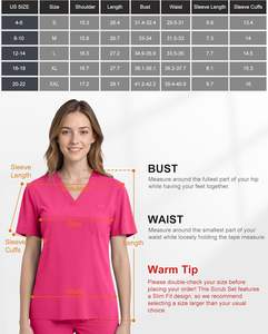 Uniformes de enfermería conjuntos para mujeres trajes de limpieza médica algodón poliéster Spandex tela Jogger pantalones al por mayor con chaquetas - Product Image 5