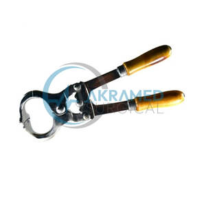 Fórceps de castración de acero inoxidable para uso veterinario, fuente de alimentación Manual, fórceps de castración - Product Image 2