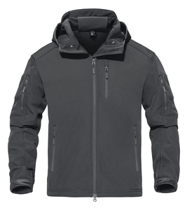 Wholesale Best Design Men's <b>Plus</b> <b>Size</b> Waterproof Windproof Zipper Softshell <b>Jacket</b> High Quality Comfortable Winter Stand OEM - Product Image 3