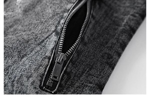 Chaqueta vaquera vintage ligera para hombre, transpirable, cómoda con cuello levantado, logotipo personalizado, precio competitivo para primavera - Product Image 6