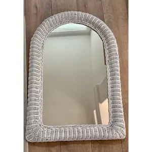 Le dernier miroir fait main de corde torsadée de conception pour l'usage décoratif intérieur disponible à la forme et à la taille personnalisées - Product Image 3