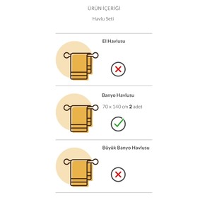 Varol 2-Piece Imeria Series Luxury Hotel <b>Bath</b> <b>Towel</b> <b>Set</b> 70x140 cm 400g Cotton Solid Color Woven <b>Towels</b> - Product Image 2