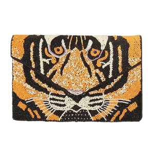 Compre el último diseño de bolsa de mano con cuentas de semillas bordadas, monedero hecho a mano con color personalizado para fiestas de mujeres y niñas - Product Image 3