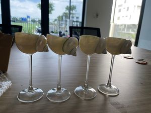 Premium Handmade Snail Shell Wine Glass Goblet For Bar Party Wedding Decor Coastal Resort Natural Seashell Craft - Product Image 5