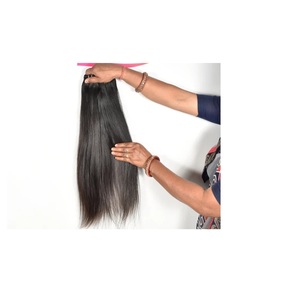 100% มัดผมคนอินเดียแบบตรงนุ่มลื่นเงางามเป็นธรรมชาติสินค้าใหม่ - Product Image 1