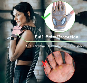 Guantes Deportivos Unisex de Alta Calidad, Personalizables, Transpirables, de Cuero, para Gimnasio, Levantamiento de Pesas, Ciclismo, con Agarre Ajustable, para Mujer, Nuevos - Product Image 2