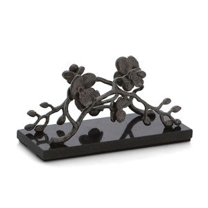 Porte-serviettes moderne en or Design exclusif de roses Porte-mouchoirs en métal de haute qualité pour les événements de mariage Écologique Personnalisable - Product Image 5