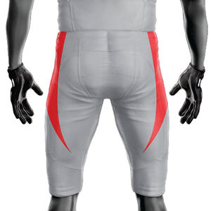 Uniforme personnalisé sublimé de football américain pour hommes 100% polyester respirant gris rouge attirail sergé équipe équipement maillot court pantalon - Product Image 4