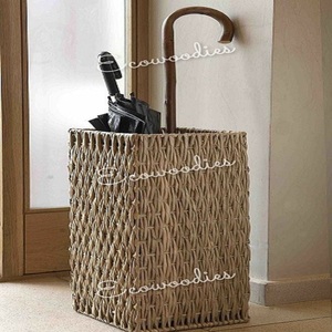 Luxury Vintage Home Decorative Classical Style Rattan <b>Umbrella</b> <b>Stand</b> New Entry Home Storage Baskets Display <b>Stand</b> - Product Image 4