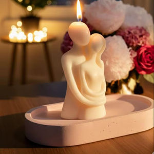 Vela Aromática de Cera de Soja con Forma de Pareja, Regalo de San Valentín, Fácil Devolución, Vela Hecha a Mano Disponible a Precio de Fábrica - Product Image 3