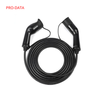 Adaptateur de charge pour véhicule électrique 32A, connecteur EV Type 2 vers Type 2, matériau PVC pour véhicules