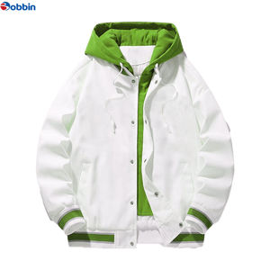 Veste de baseball varsity pour homme de haute qualité personnalisée, nouvelle tendance, tout-aller, veste d'hiver à capuche pour étudiant, tissu en toile - Product Image 6