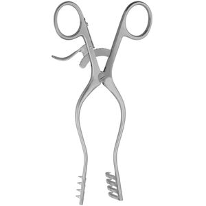 Écarteur à retenue automatique Irwin 4x4 dents pointues 19cm écarteur chirurgical à retenue automatique Irwin acier inoxydable - Product Image 5