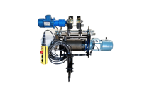 Nouvelle palan électrique compact à câble avec commande VFD |   Construction métallique de haute qualité, efficace en termes d'énergie, levage précis, robuste, 1