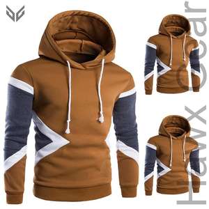 Vente en gros de sweatshirts à capuche en coton polyester et polaire pour hommes, manches longues, pull doublé, conception de la saison d'hiver, nouveauté - Product Image 5