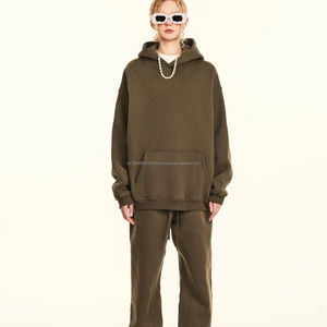 Novedades Conjuntos Deportivos Casuales para Hombre, Sudadera con Capucha y Pantalones, Venta al por Mayor para la Temporada de Otoño, Conjuntos de Sudaderas con Capucha y Pantalones para Hombre - Product Image 5