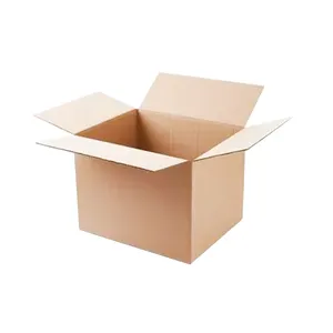 Customized Clothes Food Packing Kraft Paper Box Colorful Disposable Corrugated Cardboard Box