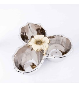 Aluminium Brillant Polonais Décoratif Premium Hot Selling Vintage Bol de Service de Haute Qualité Nouvelle Forme et Nouvelle Arrivée Bol de Service - Product Image 2
