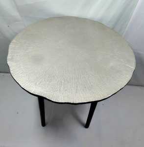 โต๊ะกาแฟแบบหล่ออลูมิเนียมสีเงินพร้อมขาลดลงสำหรับห้องนั่งเล่นใช้ในบ้าน USA ขายส่งตลาด - Product Image 3