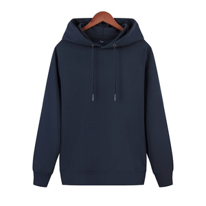 Sudaderas con capucha personalizadas transpirables ecológicas para hombre, Jersey de algodón 100% sólido, ropa informal estilo Hip Hop, otoño - Product Image 3