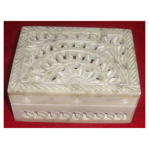 2023 n ° 1 qualité luxe motif à la main stéatite sculpture travail boîte à bijoux pour né bébé cadeau boîte à bijoux - Product Image 1